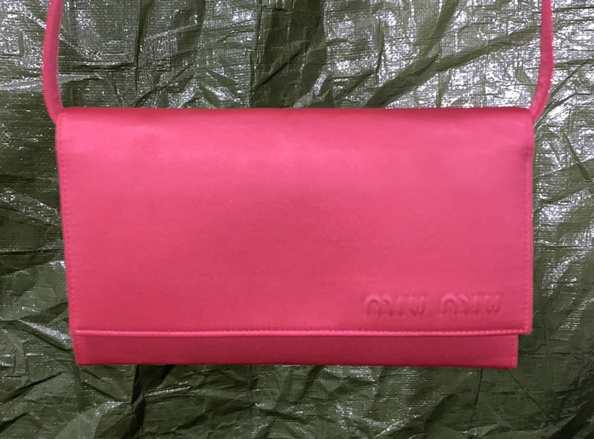 90s MIUMIU WALLET BAG MiuMiu shoulder bag 