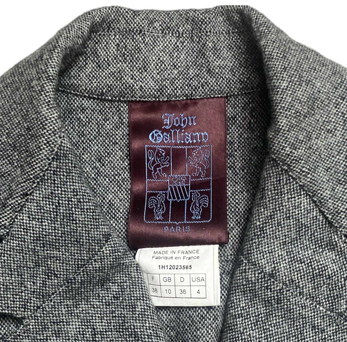 AW2001 JOHN GALLIANO ARTICULATED JACKET ジョンガリアーノ 立体裁断