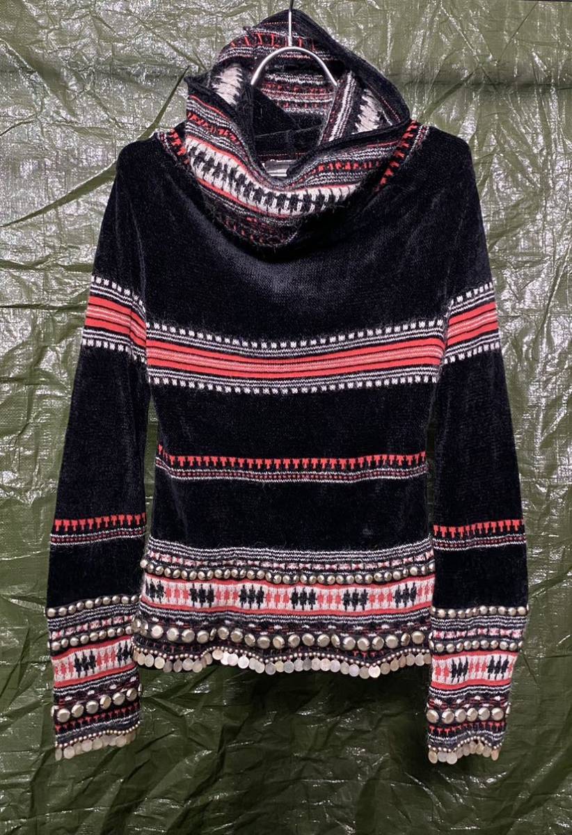 全国総量無料で 2000s JEAN PAUL GAUTIER FUNNEL NECK AFGHANI JUMPER
