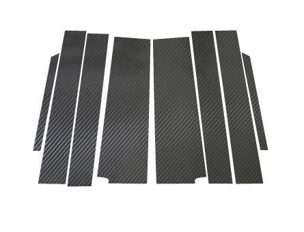 【送料無料】ハセプロ カーボンピラー(ノーマルカットタイプ/CPH-9S) シルバー/8Pセット★ステップワゴン RG1/RG2 (H17/5~H21/10)