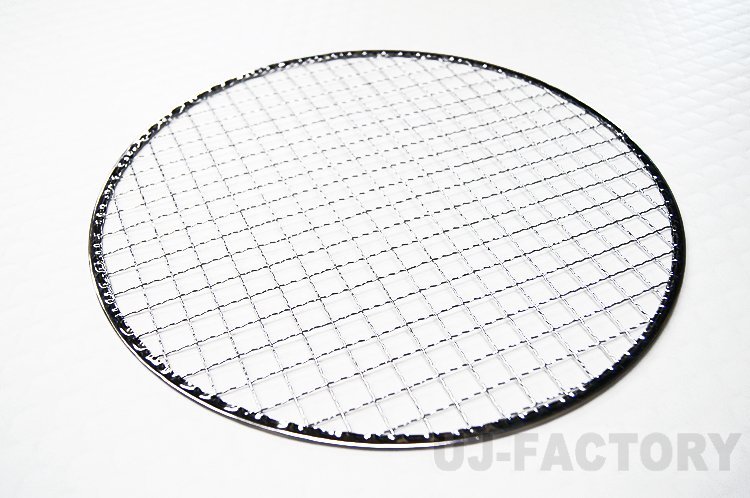 [ barbecue /BBQ. necessities!]*. net / gridiron ( change net ) round diameter :28cm( flat type )×200 pieces set * business . large amount . use store sama . recommendation!
