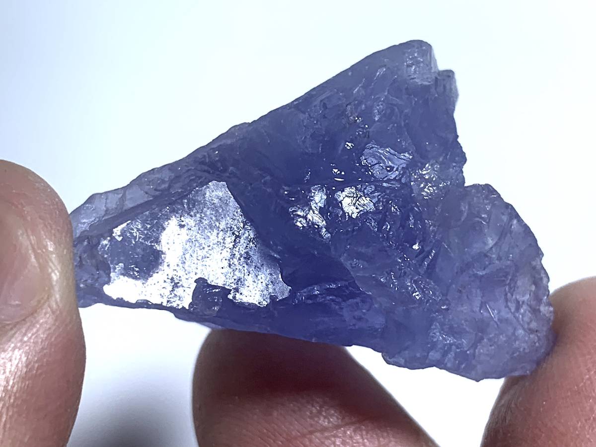 内蒙古産藍色蛍石・2・29g（中国産鉱物標本）_画像4