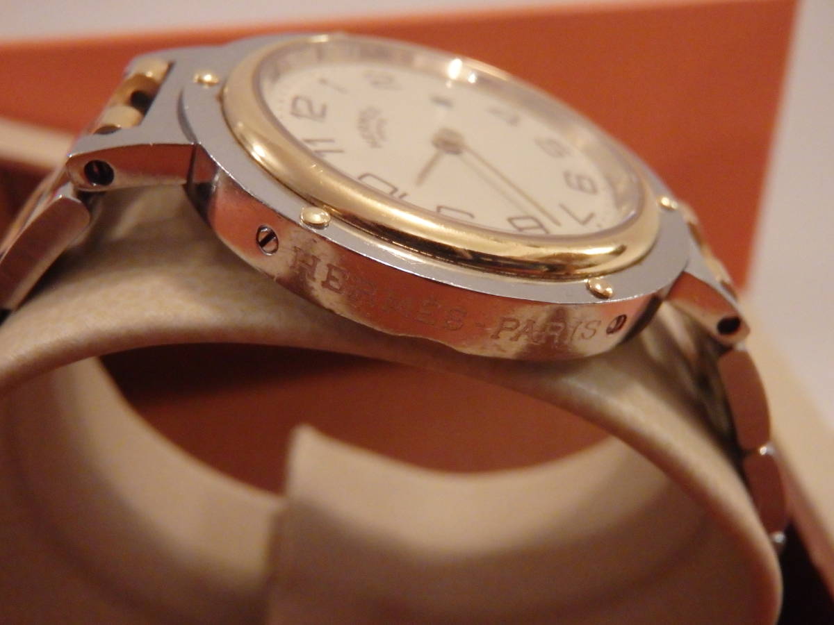 18199円 人気ブランド多数対象 稼働品 大人気 エルメス♦︎クリッパー♦︎レディース腕時計