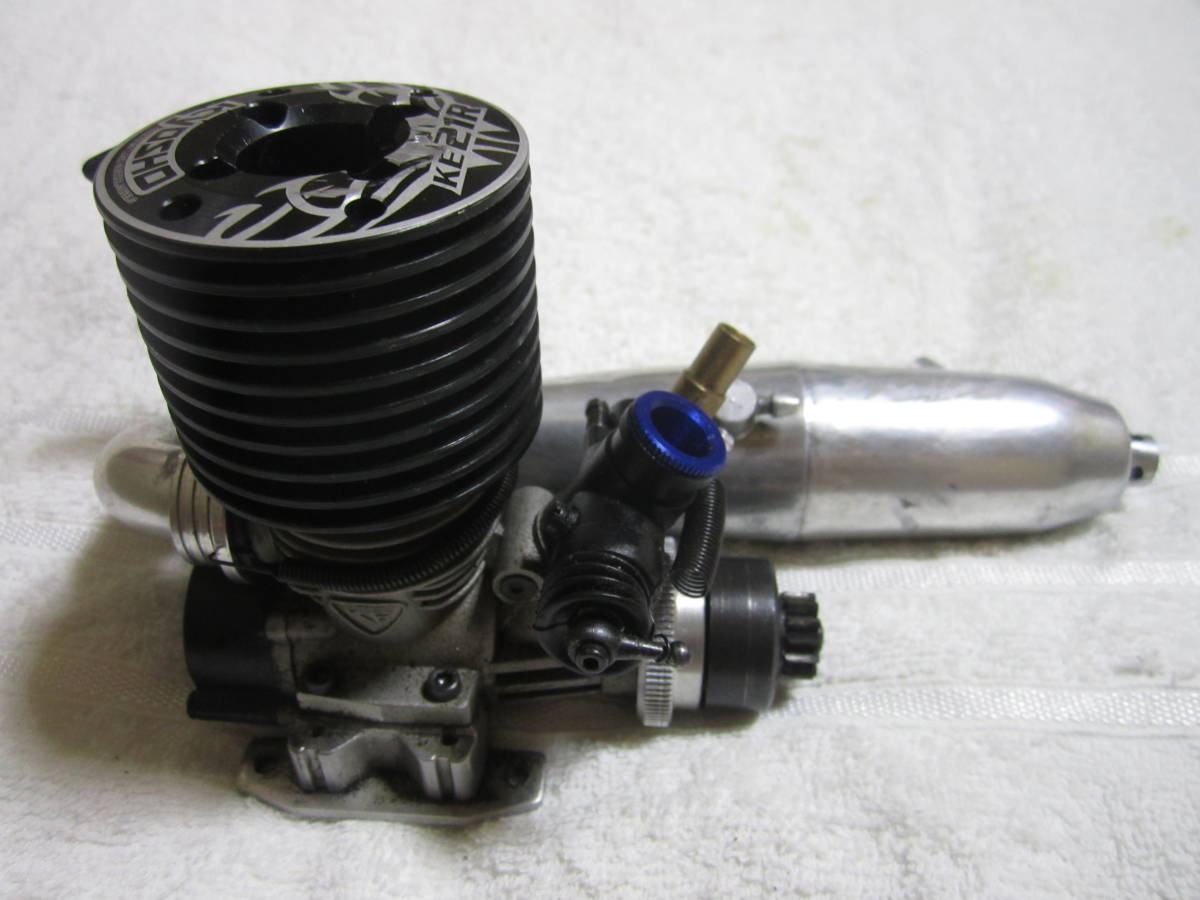 KYOSHO 京商 KE21R エンジン スライドキャブレター リコイルスターター マフラー 等 付属 GP R/C ENGINE ラジコン インファーノシリーズetc