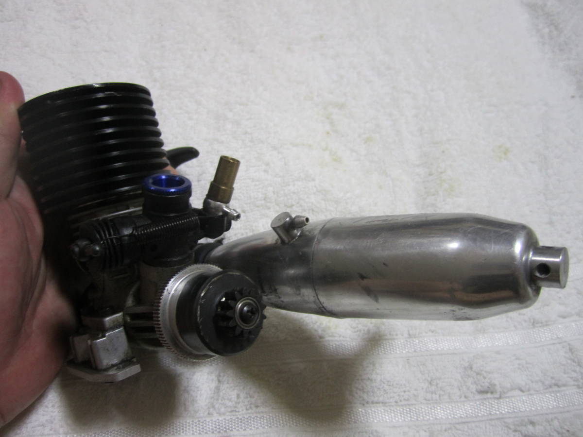 KYOSHO 京商 KE21R エンジン スライドキャブレター リコイルスターター マフラー 等 付属 GP R/C ENGINE ラジコン インファーノシリーズetc 3