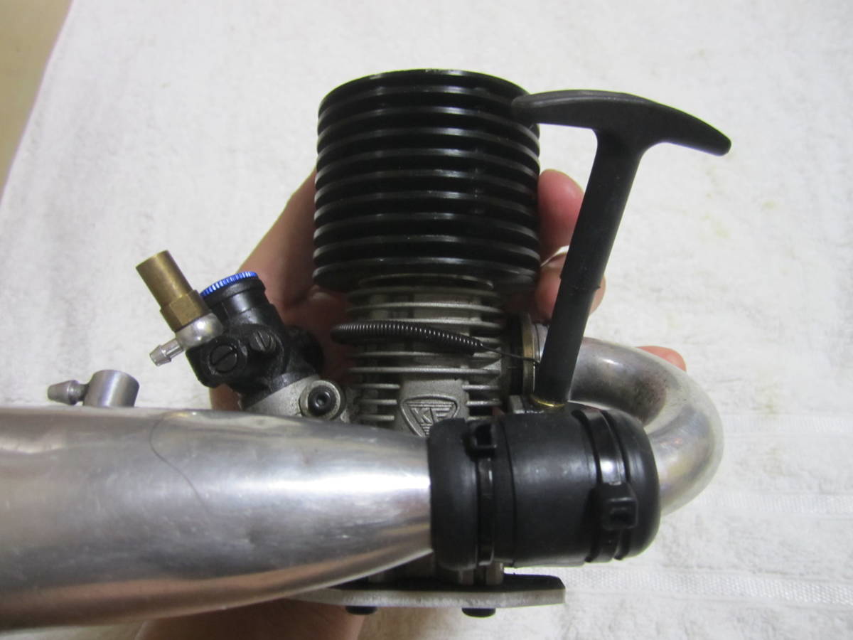 KYOSHO 京商 KE21R エンジン スライドキャブレター リコイルスターター マフラー 等 付属 GP R/C ENGINE ラジコン インファーノシリーズetc 4