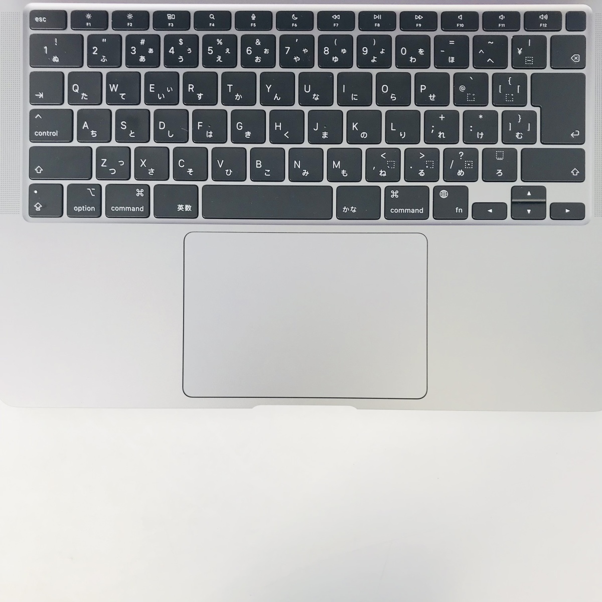 美品 MacBook Air Retina 13インチ(Late 2020) Apple M1 8コア/8GB/SSD 256GB スペースグレイ MGN63J/A 動作確認済み_画像2