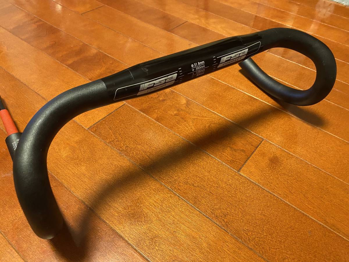 Fsa Omega Compactハンドルバー 380mm 22春夏新色 Fsa Omega Compactハンドルバー 380mm 22春夏新色