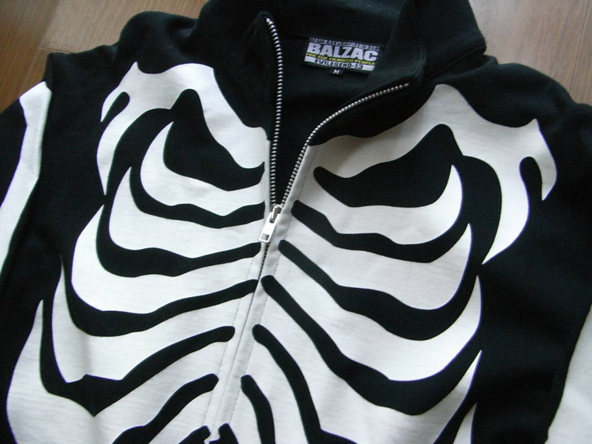 未使用品 送料無料 BALZAC バルザック SKULL ZIP JACKET スカル 未使用品 送料無料 BALZAC バルザック SKULL ZIP JACKET スカル
