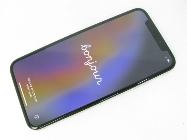 SIMフリー au iPhoneXS 256GB シルバー SIMロック解除済【P7346