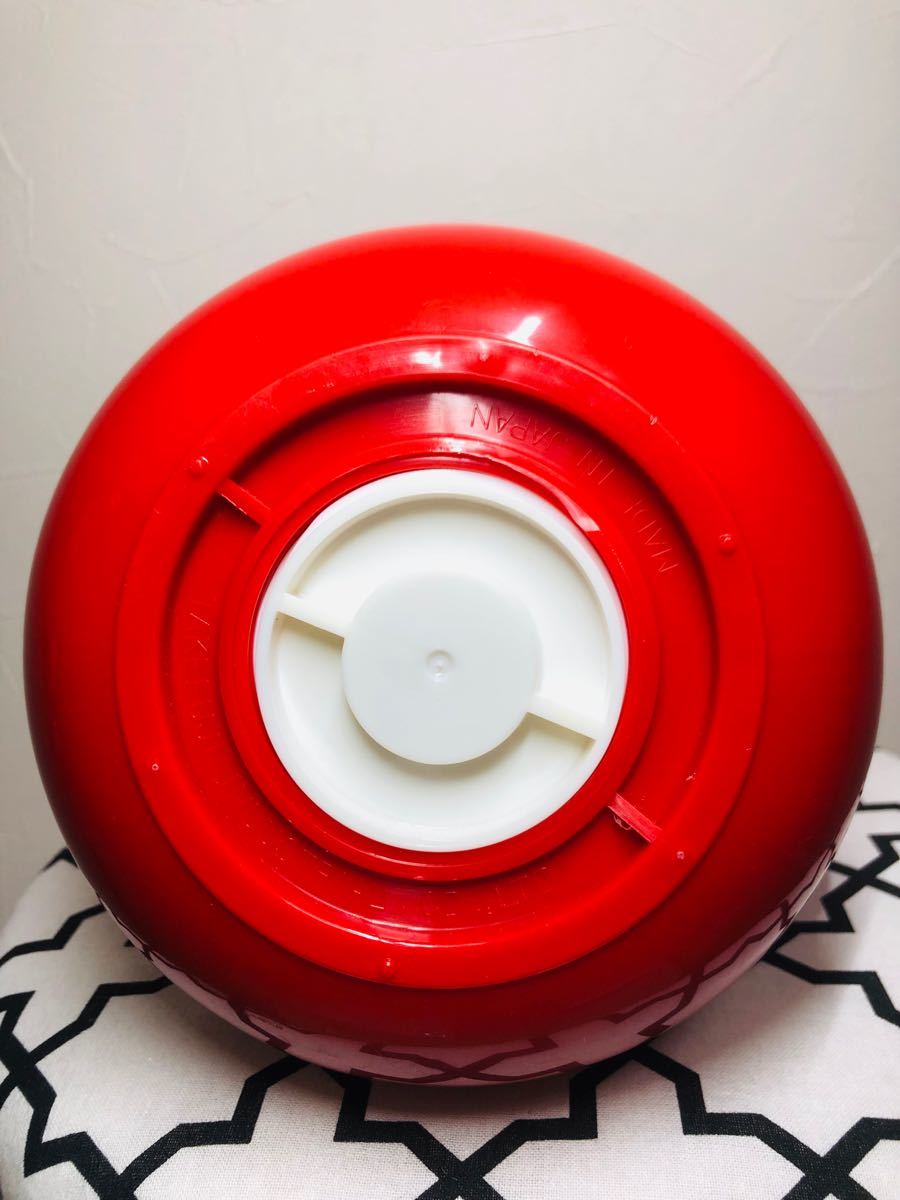 昭和レトロな卓上ポット 赤色 トリコロール 魔法瓶 タケフジ産業 昭和レトロな卓上ポット 赤色 トリコロール 魔法瓶 タケフジ産業