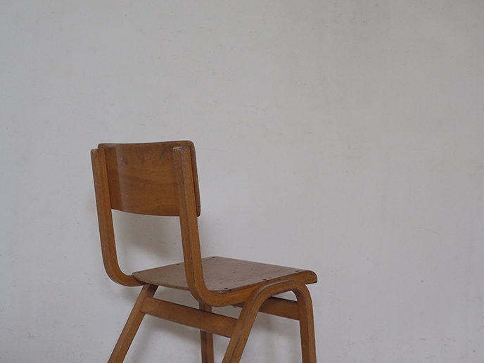 F9452. US Vintage wooden chair chair / America antique old furniture retro store furniture exhibition pcs dining bending tree Mid-century 