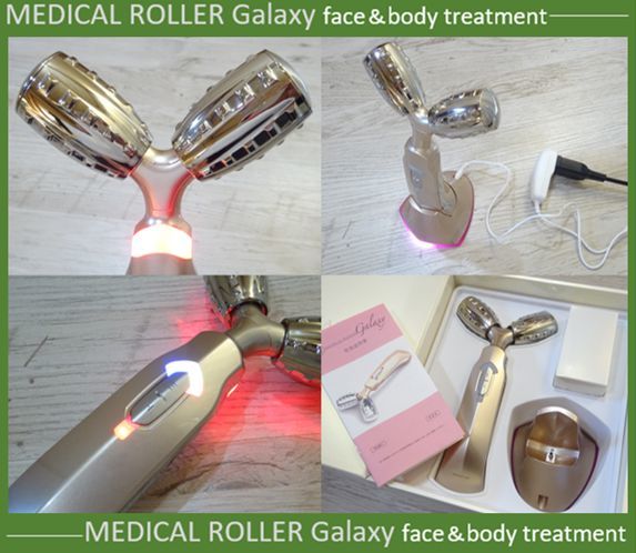 ★美品 湘南美容外科 多機能型ローラー美顔器 Galaxy LED 温熱 EMSマッサージ シェイプアップ スリム ダイエット スキンケア エステ美容★_画像1