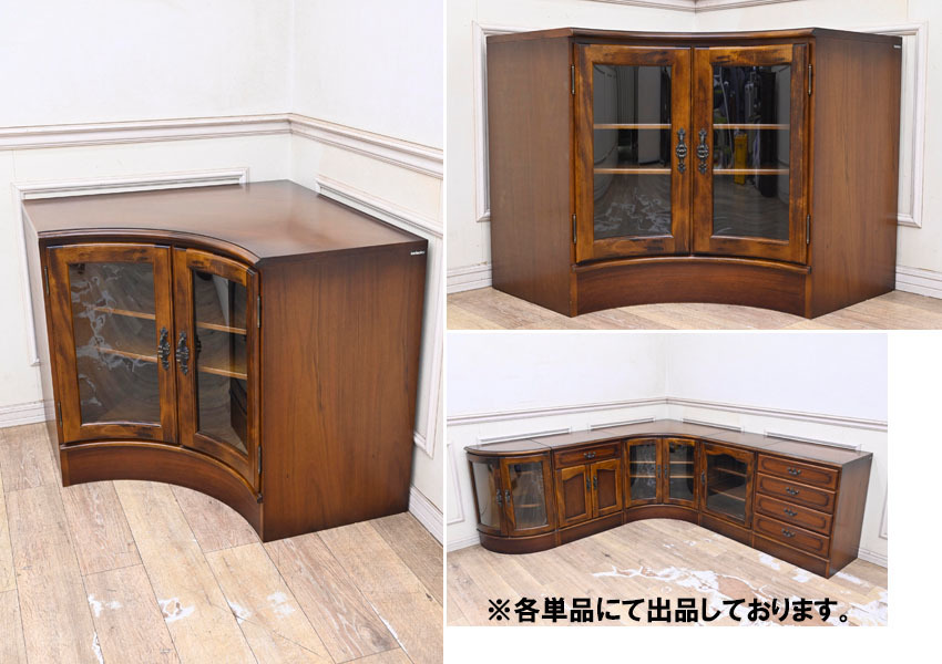 カリモク コーナー家具豪華5点セット 中古品 テレビボード カリモク コーナー家具豪華5点セット 中古品 テレビボード