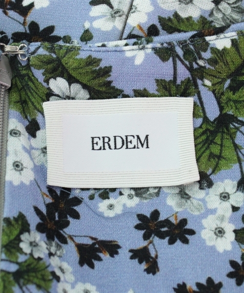 15343円 90％以上節約 アーデム Erdem 日本サイズM 花柄の白赤青のミニドレス ワンピース
