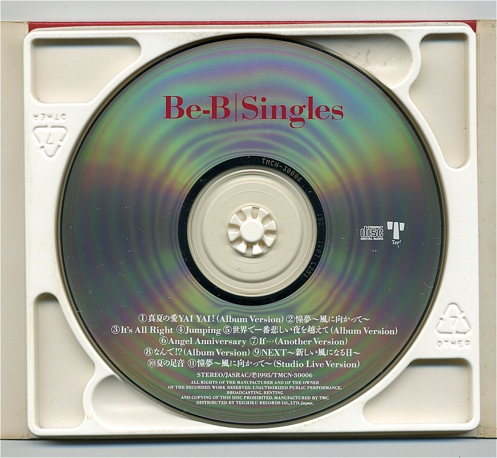 【送料無料】 Be-B 『Singles 』 Used品_画像3