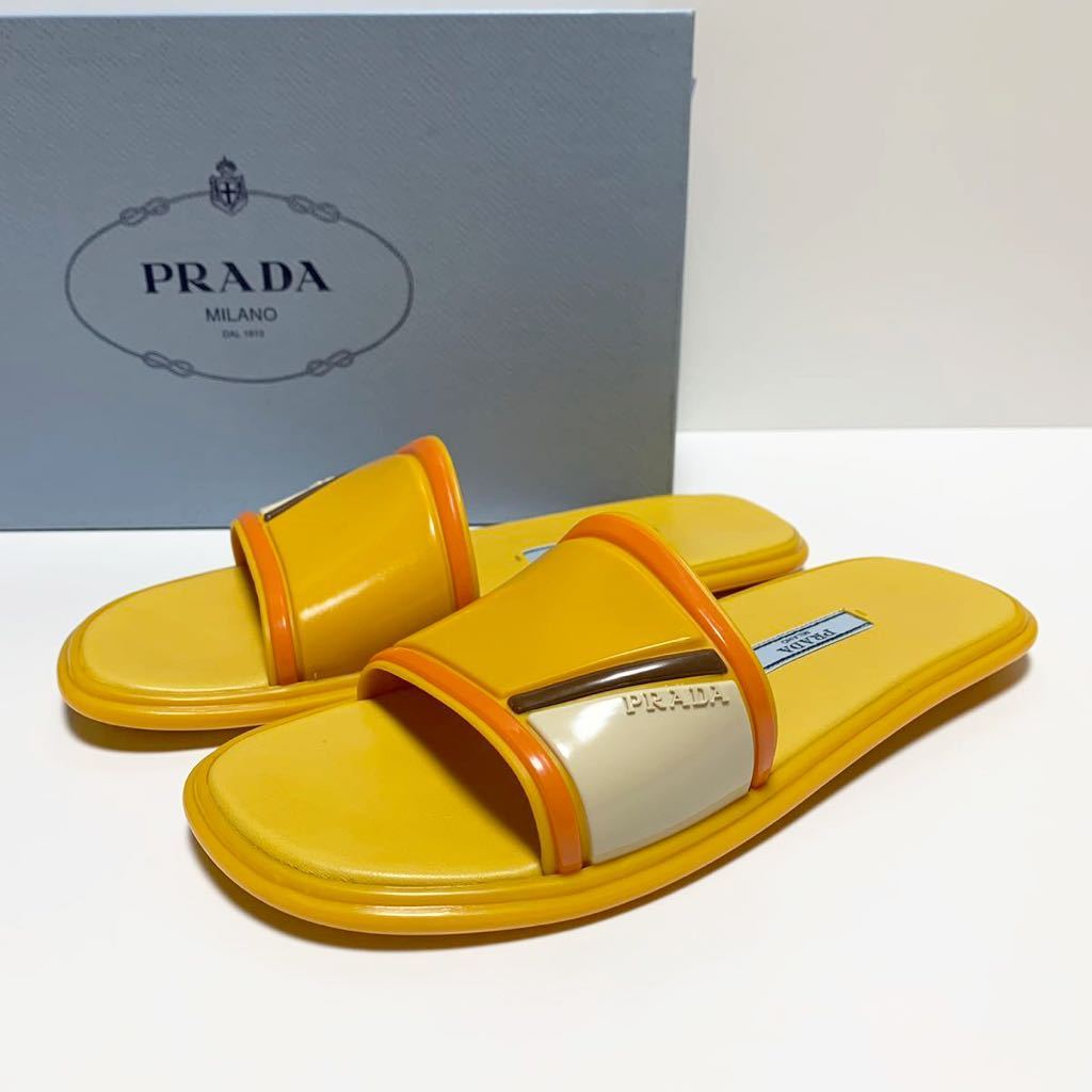 NEW限定品】 ロゴ プラダ PRADA ☆未使用 ラバー 箱付き イタリア製