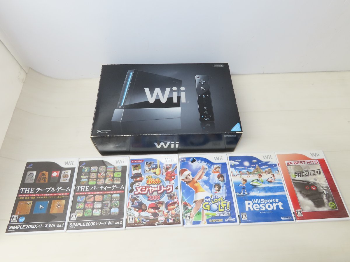 ☆任天堂 Wii 本体（クロ）+ wiiソフト6本セット その他付属品 おまとめ 動作確認済 USED☆00 รายละเอียดสินค้า |  Yahoo! Auctions เว็บประมูลที่ใหญ่ที่สุดในญี่ปุ่น | FROM JAPAN