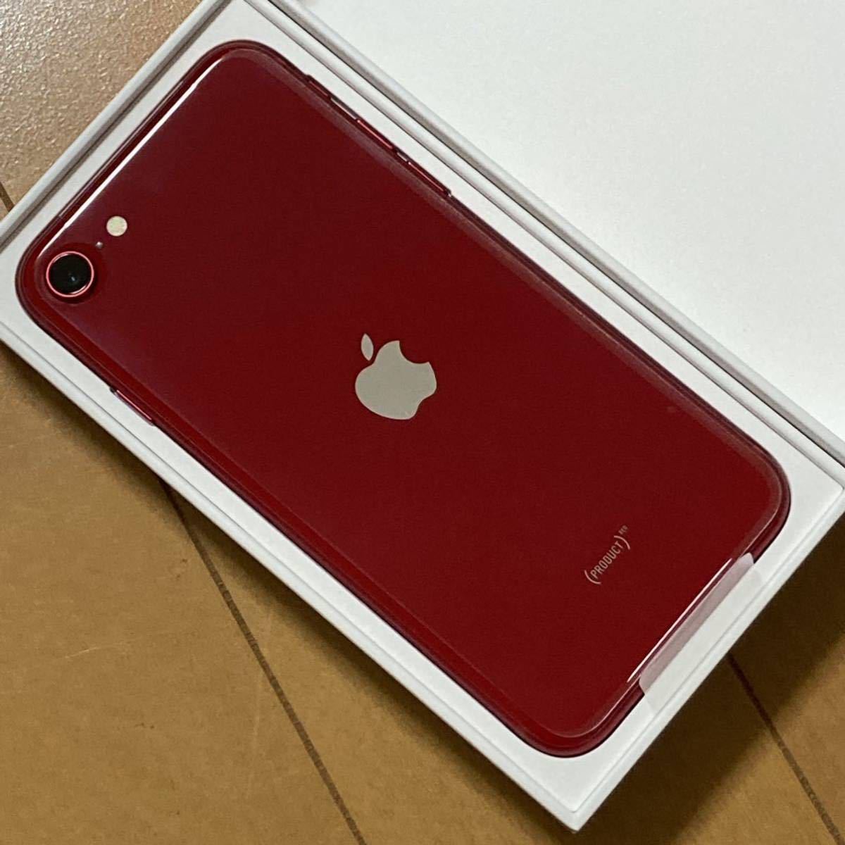 新品未使用】 Apple iPhone SE 第3世代 64GB MMYC3J/A A2782 レッド 赤
