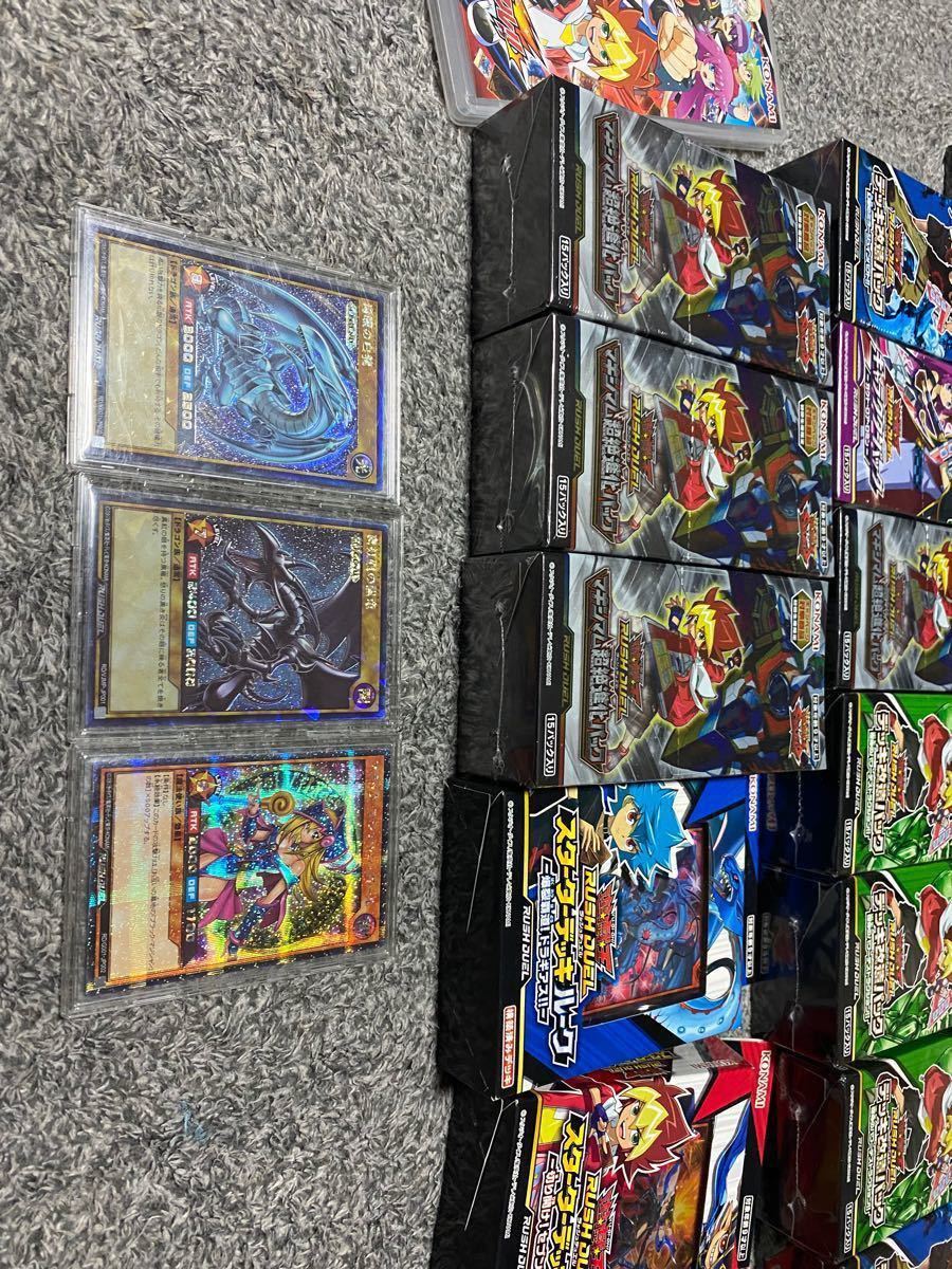 遊戯王ラッシュデュエル 引退品 青眼の白龍 ブラックマジシャンガール3