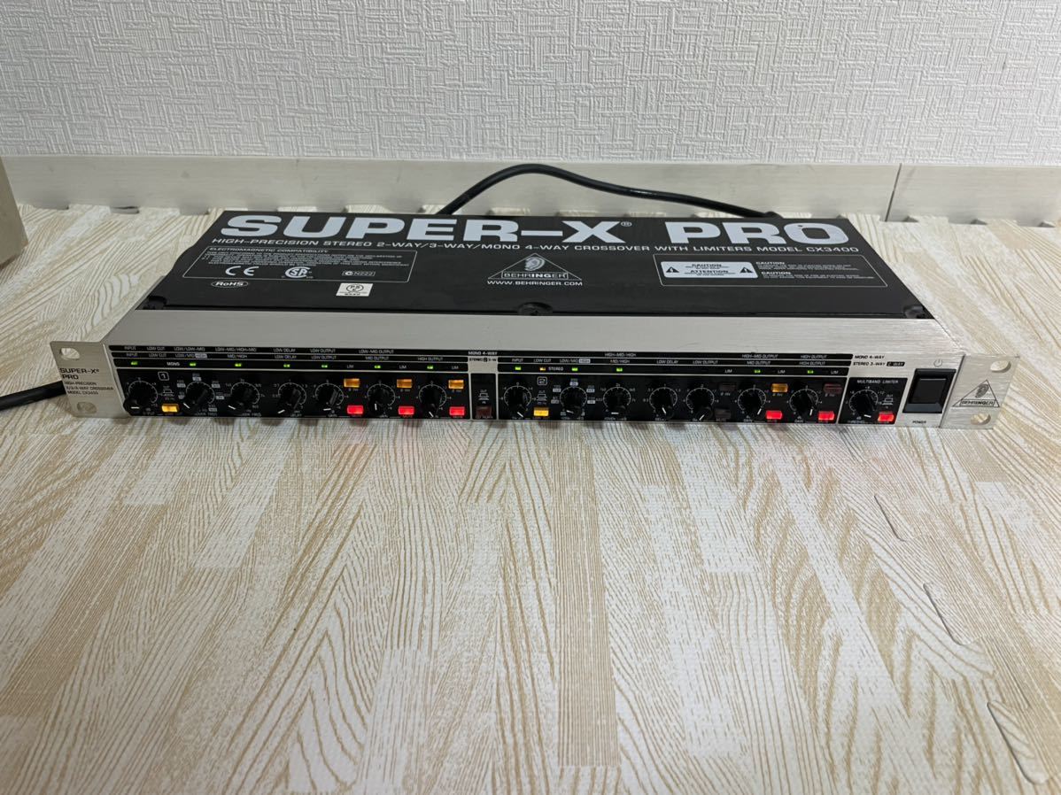人気急上昇】 ベリンガー BEHRINGER CX3400 V2 クロスオーバー PA機器