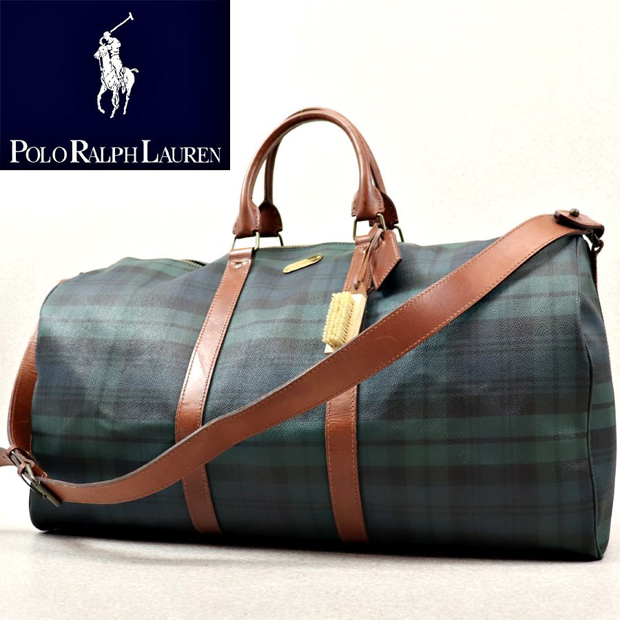 デート POLO - Polo Ralph Lauren 2way PVC レザー ミニボストンバック