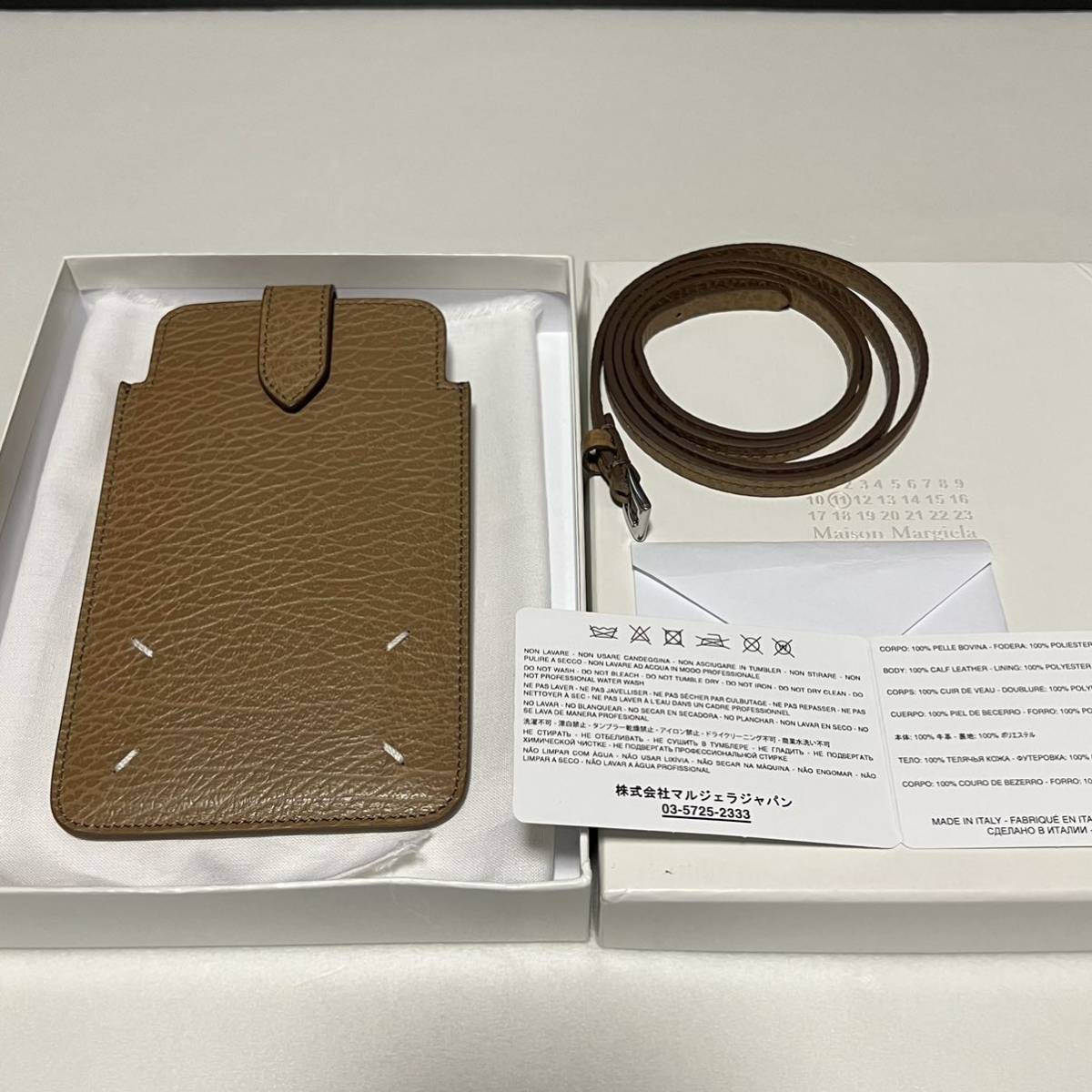 新品 MAISON MARGIELA メゾンマルジェラ フォンポーチ ショルダー