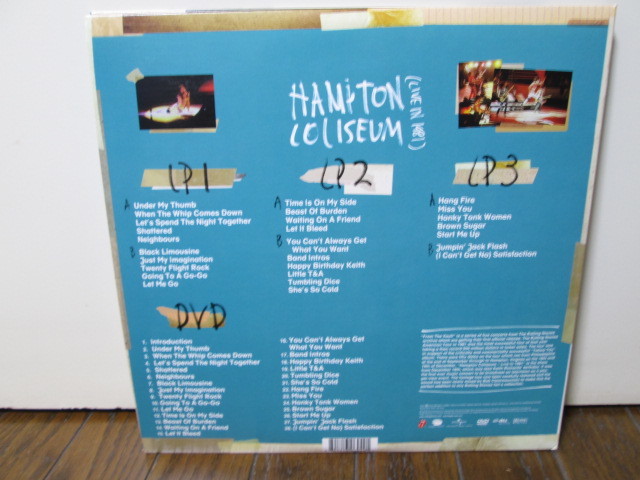 US-original From The Vault Hampton Coliseum (Live In 1981)(3LP+DVD) Rolling Stones ローリング・ストーンズ　アナログレコード_画像2