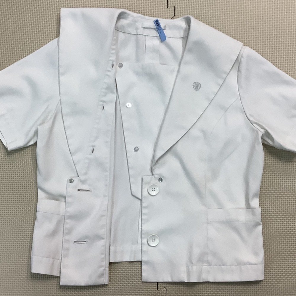 (Y)I496 (中古) 山形県 長井高校 現行制服 セーラー服 上下セット /L/W69/丈62/セーラー/スカート/夏服/制服/中学校/女子学生/学生服_画像4