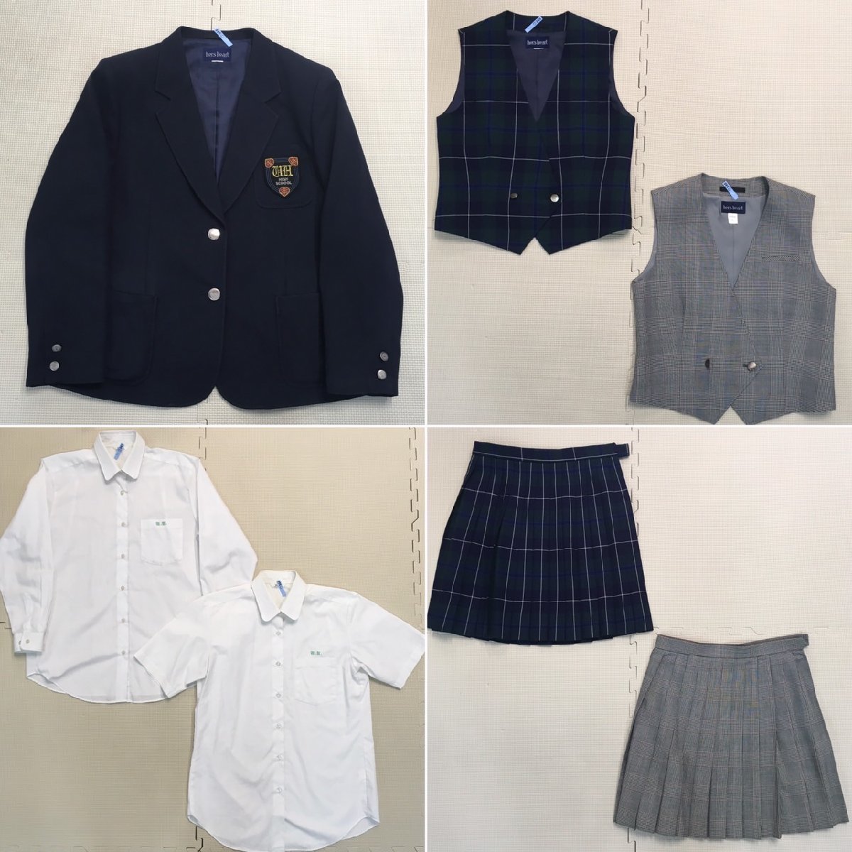 AT450(中古) 栃木県 宇都宮白楊高校 8点セット /指定品/M/L/W66 AT450(中古) 栃木県 宇都宮白楊高校 8点セット /指定品/M/L/W66