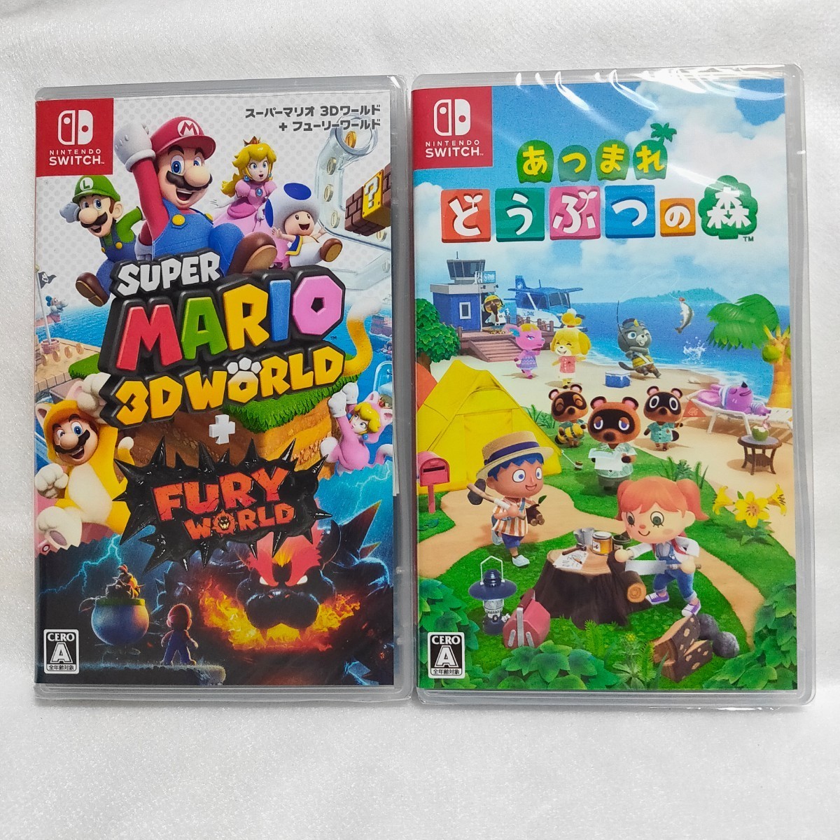 新品未開封 スーパーマリオ 3Dワールド+フューリーワールド 2セット-