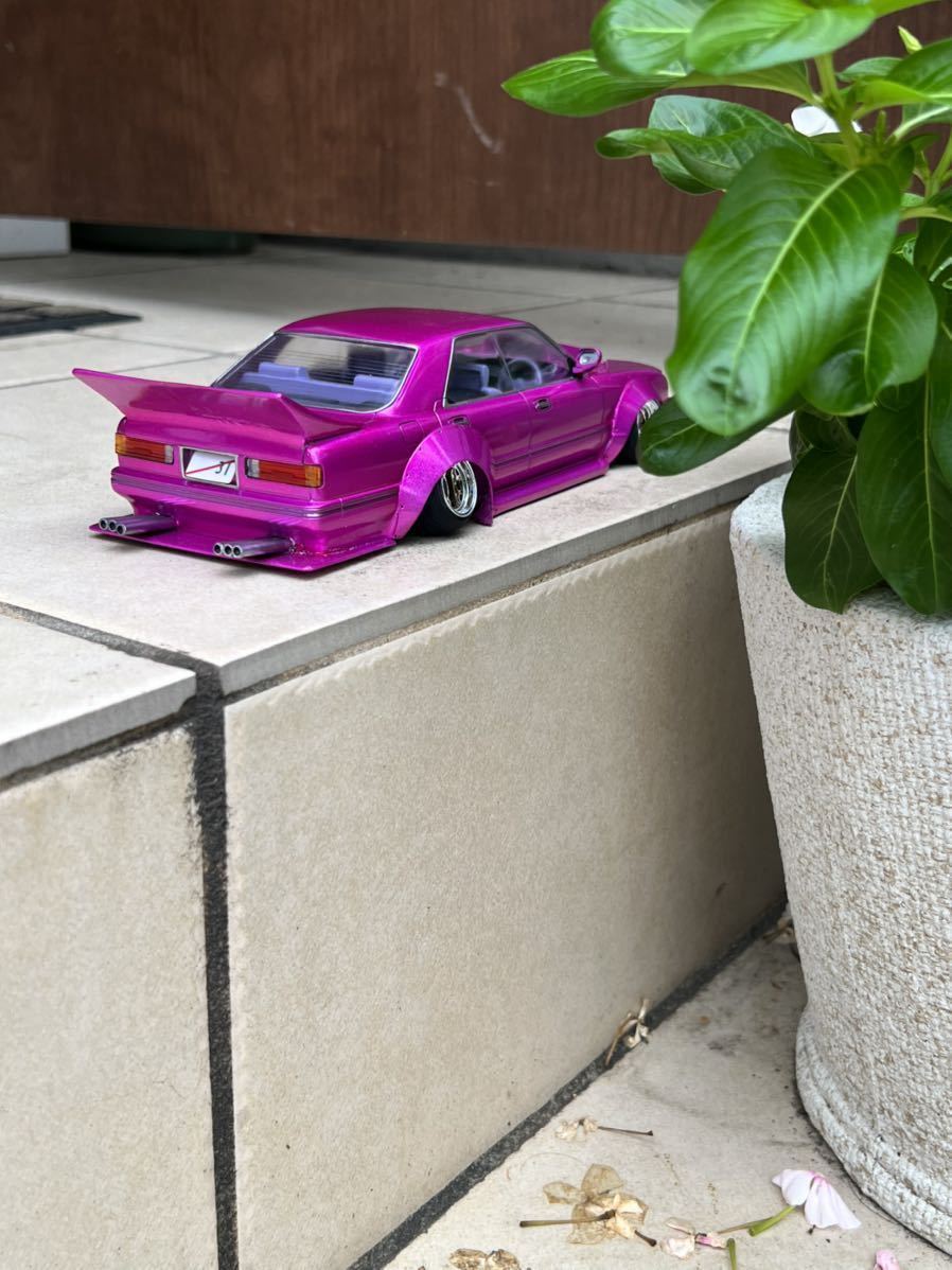街道レーサー1/24アオシマCIMA Y31暴走族車高短仕様 プラモデル 街道レーサー1/24アオシマCIMA Y31暴走族車高短仕様 プラモデル