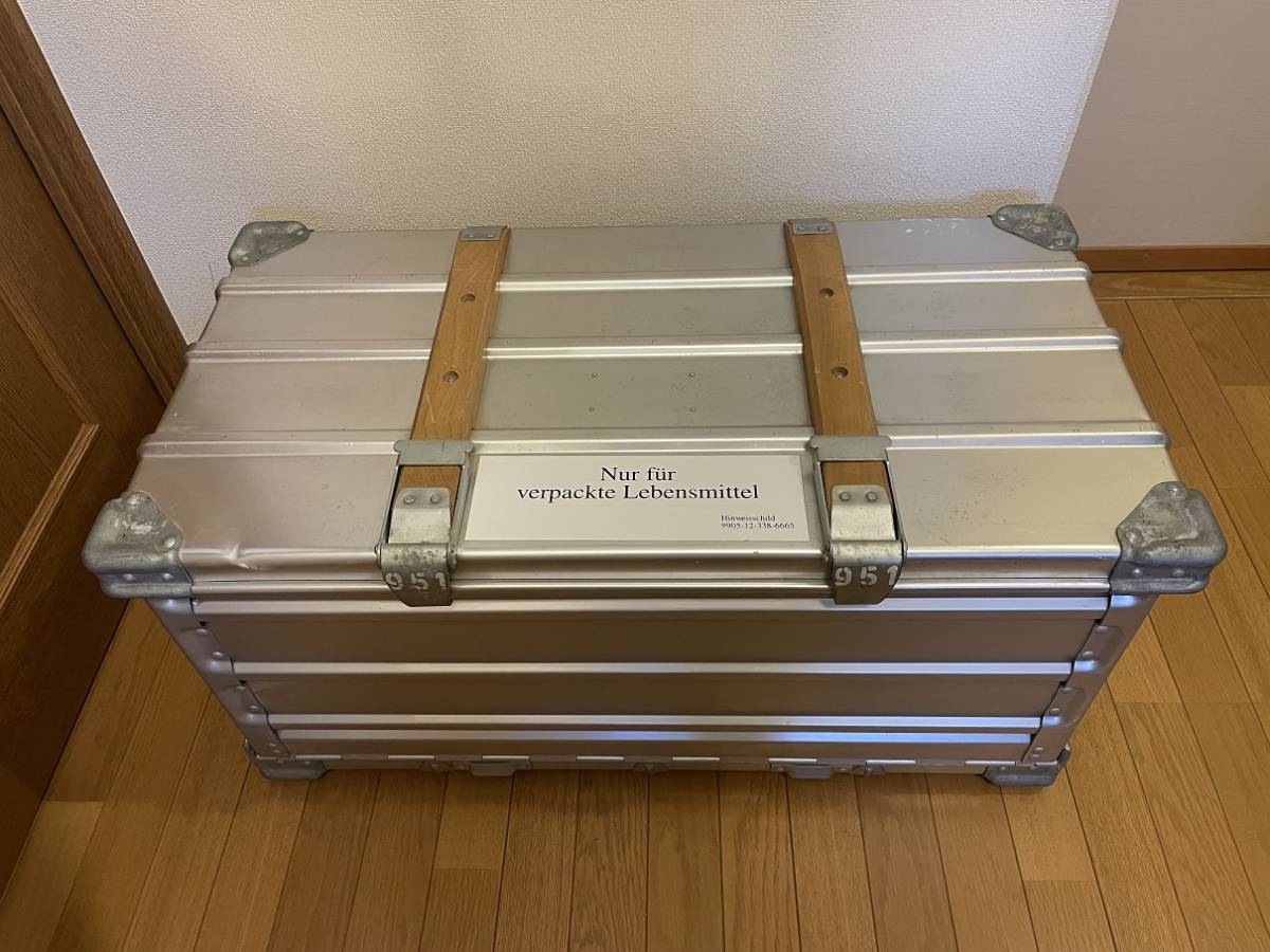 品・美品】ZARGES アルミコンテナボックス 1966年 キャンプ ミニタリー