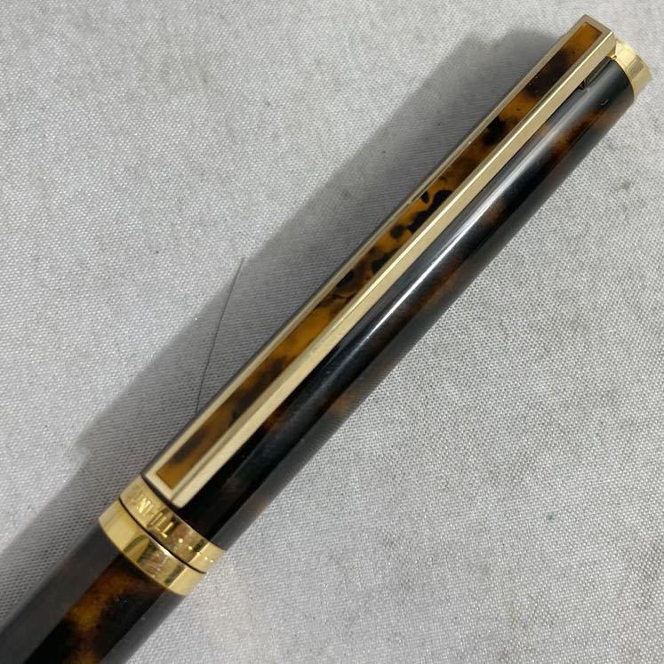 NN0707 062 遺品整理 当時物 現状品 正規品 dunhill ダンヒル 万年筆 ペン先 18K M 刻印 高級 希少 レア アンティーク 1円スタート_画像7