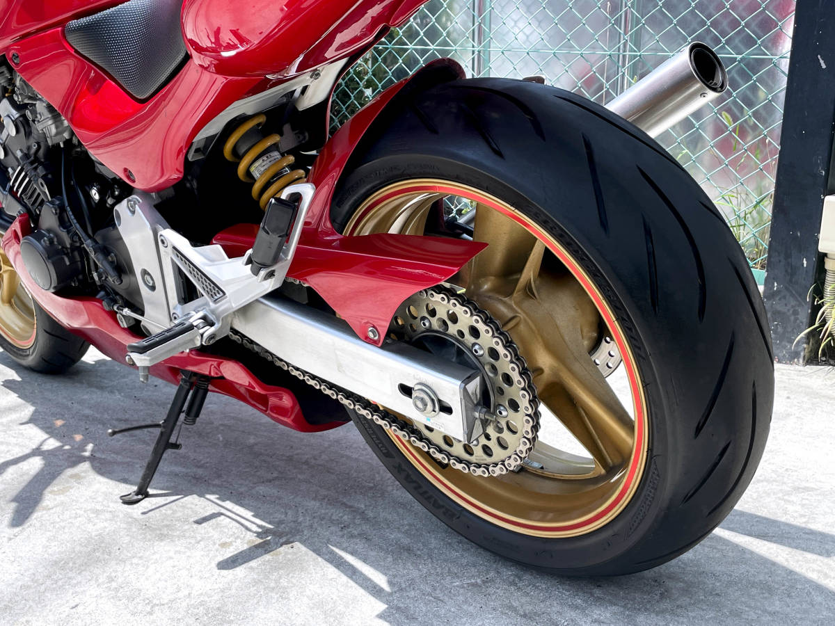 ホーネット250 MC31 ☆動画☆ 社外フルエキ/CB400SFV3テール/アンダー