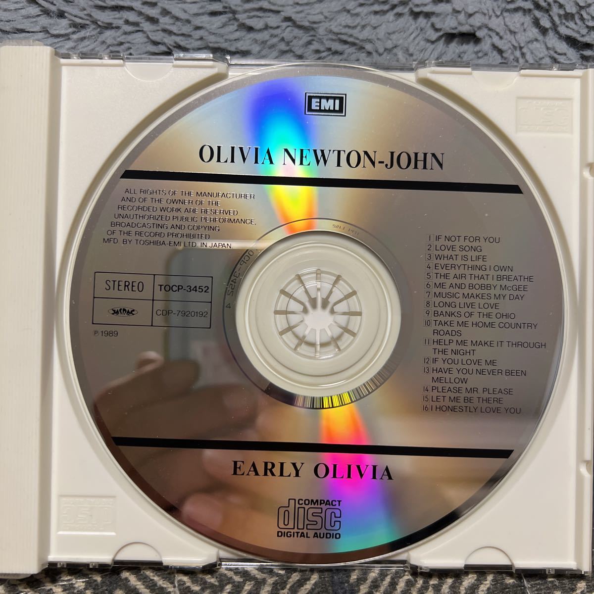 CD オリビアニュートンジョン/ アーリー・オリビア TOCP-3452