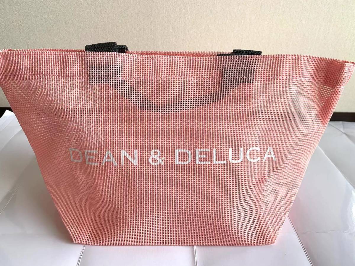 DEAN＆DELUCA メッシュバッグ ピンク bag31pk ハンドバッグトートバッグ 海辺 プール ビーチ レディース Sサイズ 