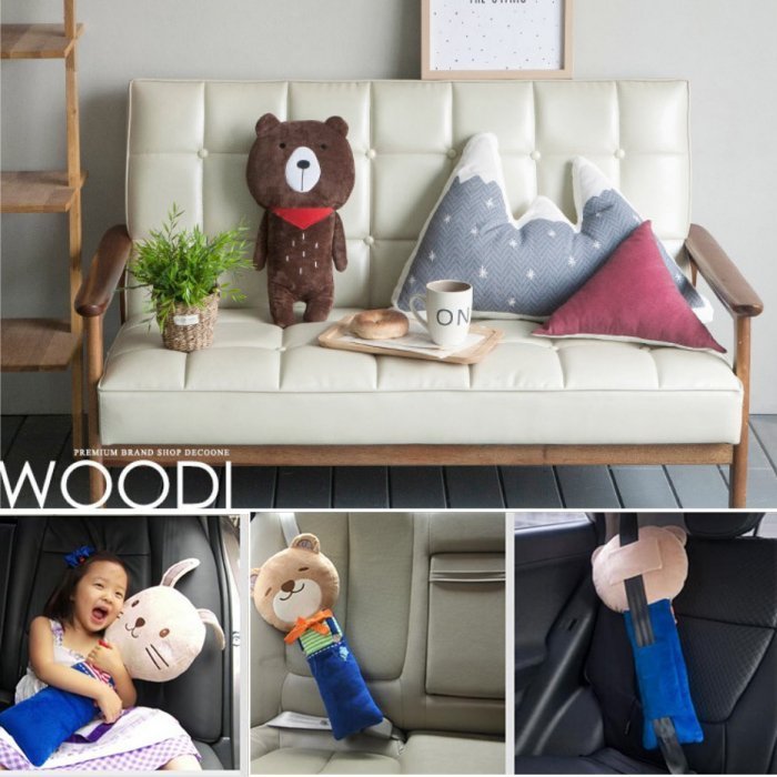 MADMAX car supplies in car accessory seat belt animal cushion Dakimakura donkey /... child seat goods for baby [ postage 800 jpy ]
