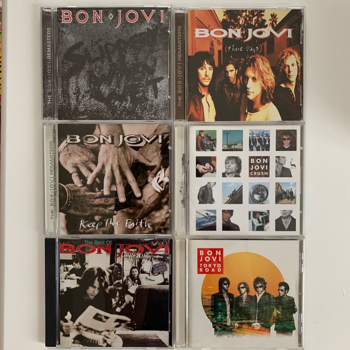 BON JOVI CD17枚、DVD3枚(アルバムのボーナスDVD2枚含む)まとめ売り