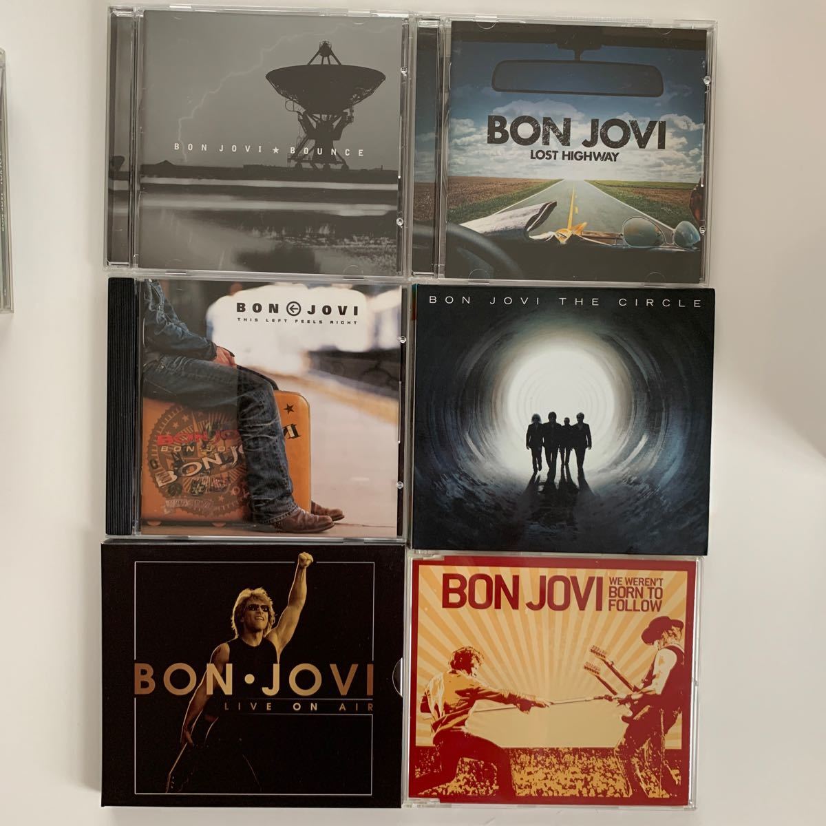 BON JOVI CD17枚、DVD3枚(アルバムのボーナスDVD2枚含む)まとめ売り
