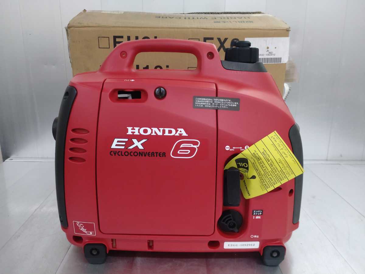HONDA ホンダ ポータブルガソリン発電機 EX6 100V/6A/600VA 美品
