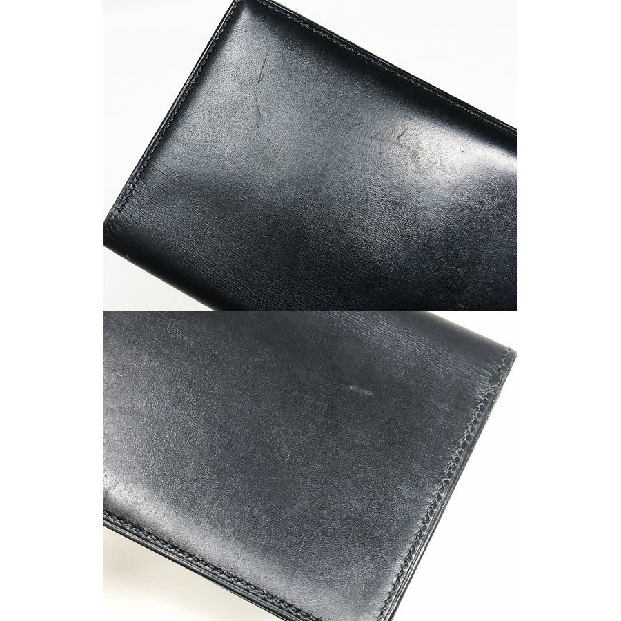 エルメス オオサカ 長札入れ 二つ折り長財布 レザー ボックスカーフ