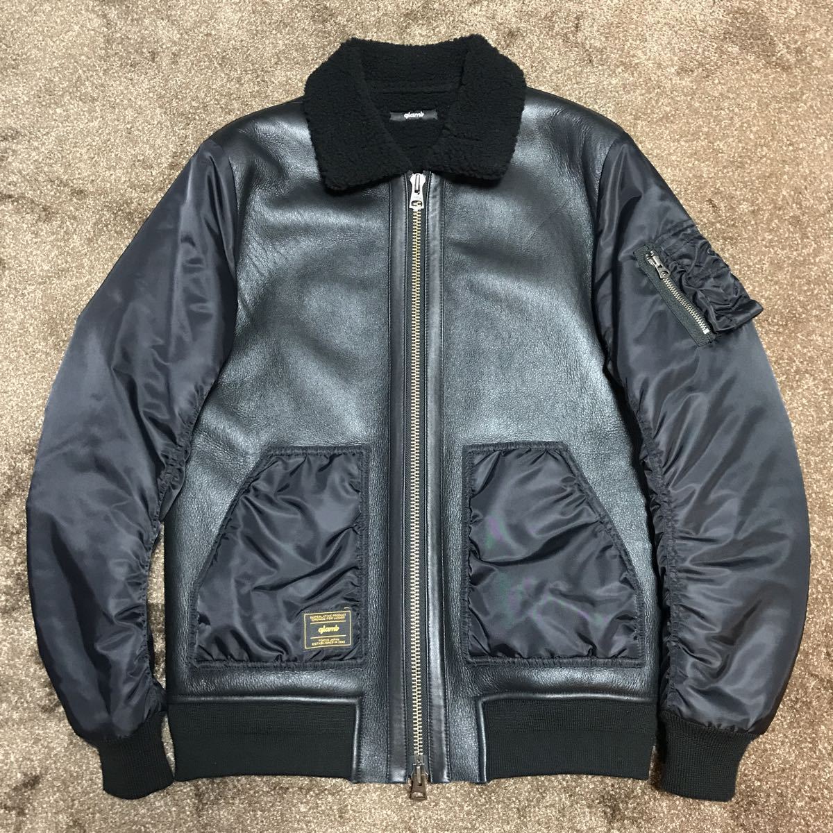 最終値下げ glamb(グラム) Mouton bomber JKT ムートンボンバー