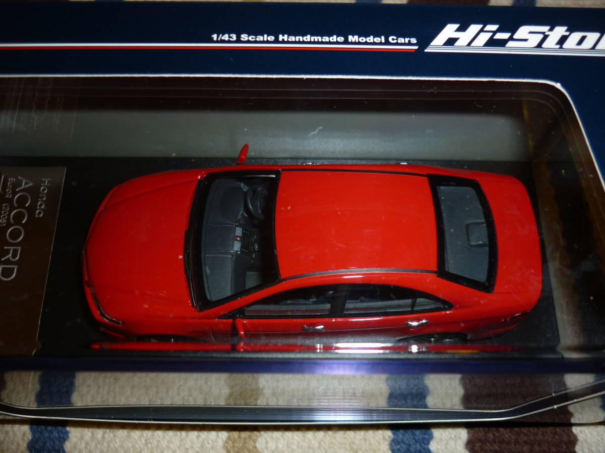 ハイストーリー 1/43 ホンダ アコード (Euro R 2005) ミラノレッド_画像7