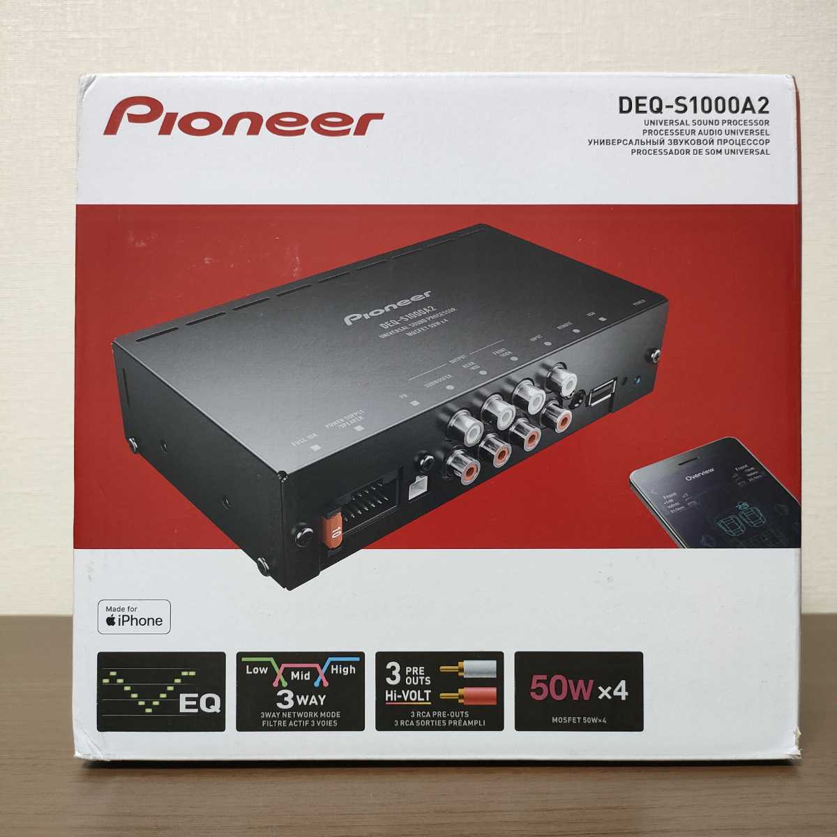 新品未使用 Pioneer パイオニア DEQ-S1000A2 デジタルプロセッサー carrozzeria DEQ-1000A 同等品_画像2