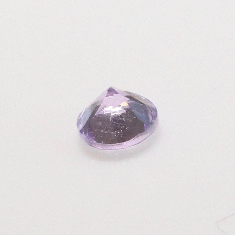  розовый цвет. танзанит (zoi сайт ) 0.31ct раунд me