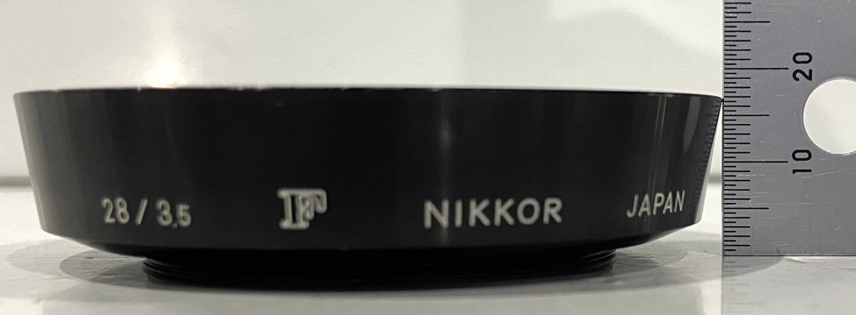 220819B☆ Nikon F NIKKOR 28/3.5 メタルレンズフード ♪配送方法＝おてがる配送ネコポス♪_画像7