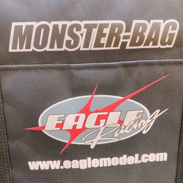 D2-034-140-EV1.0 美品 イーグル模型 EAGLE モンスターバッグ MONSTER-BAG スライド3段ボックス付き 横約52cm 縦約42cm_画像2