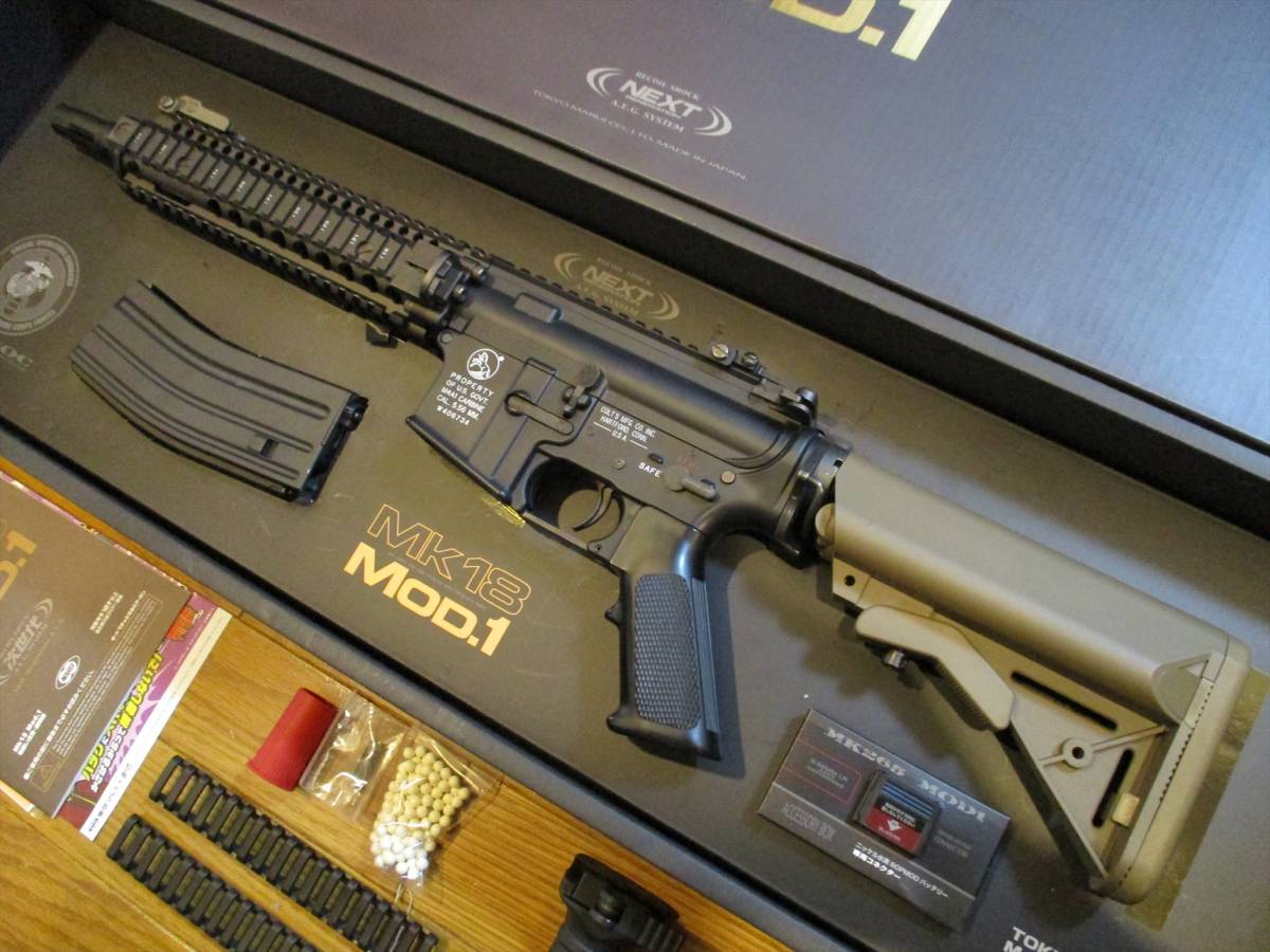 東京マルイ 次世代MK18 MOD.1 電動ガン オマケ付き | pisoeletrico.com.br