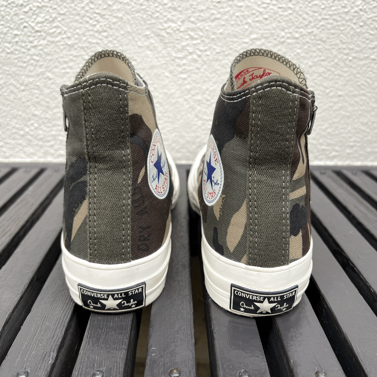 限定 18AW CONVERSE ADDICT CHUCK TAYLOR NIGO Z HI CAMO US5 23.5cm チャックテイラー 別注 1CL303 カモ 迷彩 レディース スニーカー